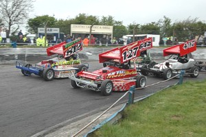 BriSCA F2 Stock Cars at Mendips Raceway