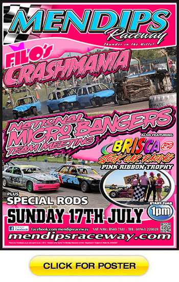 Filos CRASHMANIA 2022 Meeting 17th July 1pm